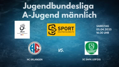 JBLH mA 1. Liga Süd: HC Erlangen vs. SC DHfK Leipzig