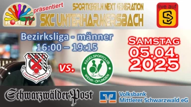 Bezirksliga - Männer: SKC Unterharmersbach III - KSC Wehr Öfflingen II