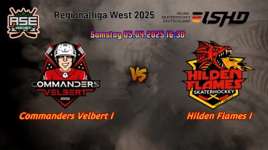 Commanders Velbert I  vs  Hilden Flames I
