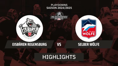 DEL2 Playdowns: Eisbären Regensburg vs. Selber Wölfe - Spiel 3 I Highlights