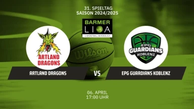 ProA: Artland Dragons vs. EPG Guardians Koblenz