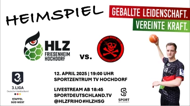 3. Liga: Staffel Süd-West - HLZ Friesenh-Hochdorf II vs. HSG Rodgau Nieder-Roden