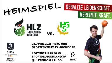 3. Liga: Staffel Süd-West - HLZ Friesenheim-Hochdorf II vs. HG Saarlouis