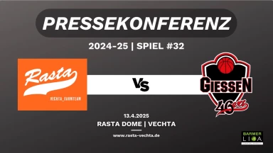 PK: RASTA Vechta II - JOBSTAIRS Giessen 46ers 67:84 (13.4.25)