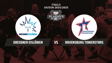 DEL2 Playoffs: Dresdner Eislöwen vs. Ravensburg Towerstars - Finale - Spiel 2