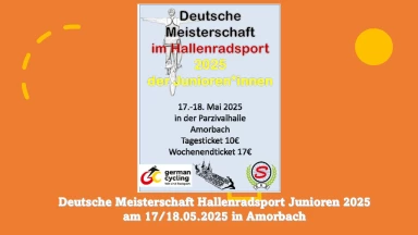 DM Hallenradsport Junioren 2025 Samstag Fläche 2