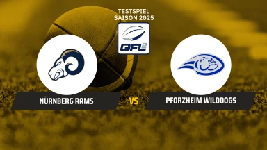 GFL2 Testspiel: Nürnberg Rams vs. Pforzheim Wilddogs