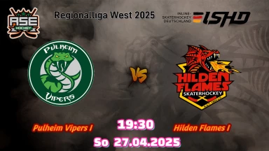 Pulheim Vipers I  vs. Hilden Flames I