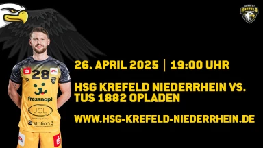 3. Liga: Staffel Süd-West - HSG Krefeld Niederrhein vs. TuS 1882 Opladen