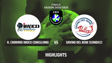 CL Frauen Finale: A. Carraro Imoco CONEGLIANO vs. Savino Del Bene SCANDICCI | Highlights