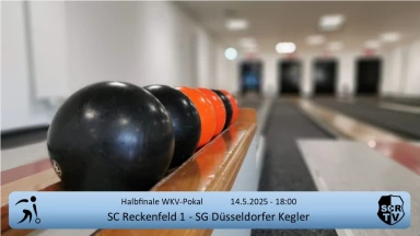 SC Reckenfeld 1 vs. SG Düsseldorfer Kegler - Halbfinale WKV-Pokal