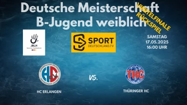 Deutsche Meisterschaft wB: HC Erlangen vs. Thüringer HC - Viertelfinal Rückspiel