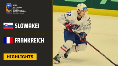 WM der Männer: Slowakei vs. Frankreich – Highlights