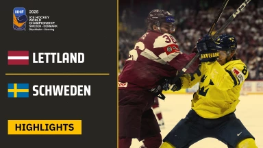 WM der Männer: Lettland vs. Schweden – Highlights