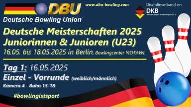 Einzel Kamera 4 (Bahn 15-18)- Deutsche Meisterschaft Juniorinnen & Junioren 2025