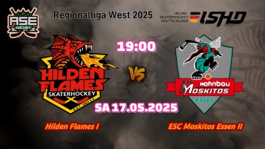 Hilden Flames I     vs.     ESC Moskitos Essen II