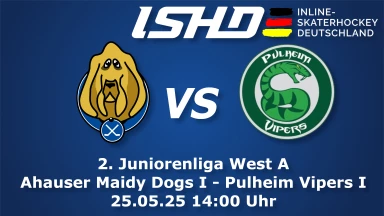 🎥 Ahauser Maidy Dogs I - Pulheim Vipers I - 2. Juniorenliga West A 🏒🔥