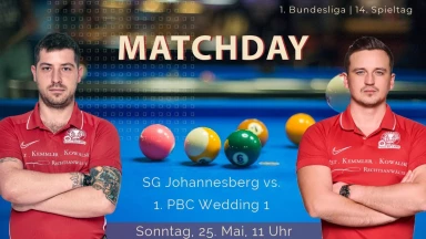 14. Bundesligaspieltag SG Johannesberg gegen 1. PBC Wedding