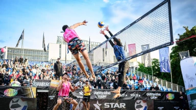 Quiggle/Rice & Huerta/Bello gewinnen beim Queen & King of the Court Hamburg