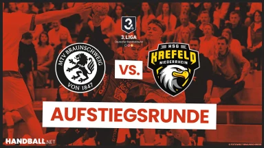 3. Liga: Aufstiegsrunde - MTV Braunschweig vs. HSG Krefeld Niederrhein - Finale
