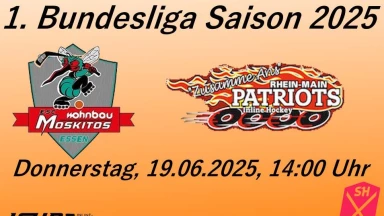 1. Bundesliga, Saison 2025: Moskitos Essen - Rhein Main Patriots