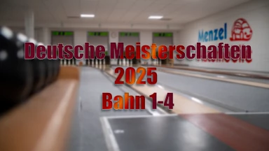 Deutsche Meisterschaft im Sportkegeln 2025 - Tag 6 - Bahn 1-4