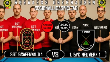 Regionalliga West Spieltag 11: SGT Grafenwald 1 vs. 1. PBC Neuwerk 1
