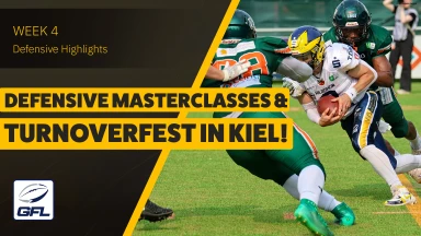 Turnoverfest in Kiel! - Defensive Highlights der Week 4