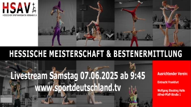 Sportakrobatik in Hessen - Hessische Meisterschaft & Bestenermittlung 2025