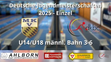 Classic Kegeln - Deutsche Jugendmeisterschaften 2025 - U14/U18 männl. Bahn3-6