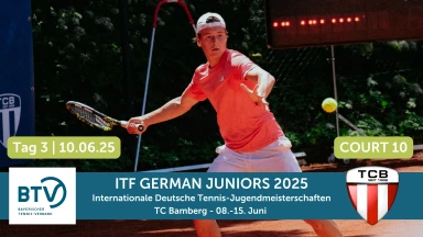 ITF German Juniors 2025 Bamberg (Court 10) - Int. Deutsche Jugendmeisterschaft