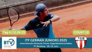 ITF German Juniors 2025 Bamberg (Court 10) - Int. Deutsche Jugendmeisterschaft