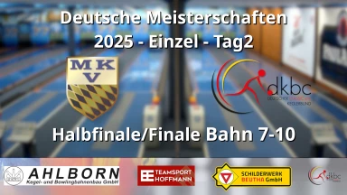 Classic Kegeln - Deutsche Meisterschaften 2025 - U23/Aktive Finaltag Bahn7-10