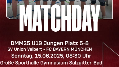 DMM25 - U19 Jungen Pl. 5-8: SV Union Velbert - FC BAYERN MÜNCHEN