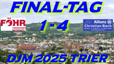 Deutsche Jugend Meisterschaften 2025 in Trier (1-4)
