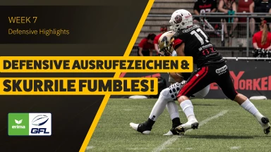 Defensive Ausrufezeichen & Skurrile Fumbles! - Defensive Highlights der Week 7