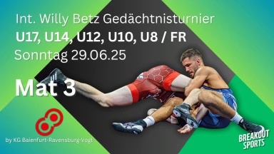 Mat 3 - Int. Willy Betz Gedächtnisturnier