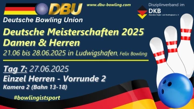 Einzel Herren Vorrunde 2 – Bahn 13-18 – DM Aktive 2025