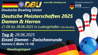 Einzel Damen Zwischenrunde (TOP32) – Bahn 13-18 – DM Aktive 2025