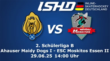 🎥 Ahauser Maidy Dogs I - ESC Moskitos Essen II - 2. Schülerliga B 🏒🔥