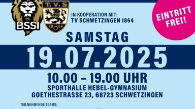 2. Spieltag der 1. Goalball Bundesliga in Schwetzingen.