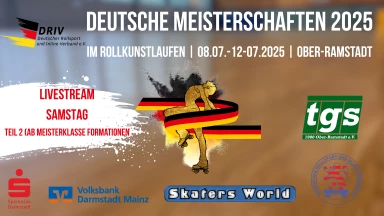 Deutsche Meisterschaften im Rollkunstlaufen 2025