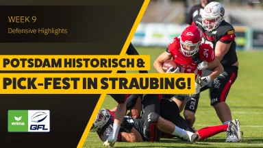 Potsdam historisch & Pick-Fest in Straubing  - Defensive Highlights der Week 8