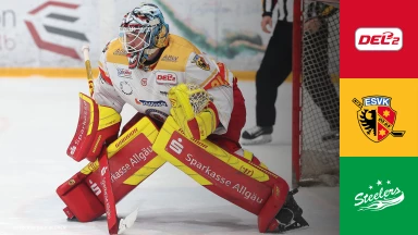 DEL2: ESV Kaufbeuren vs. Bietigheim Steelers