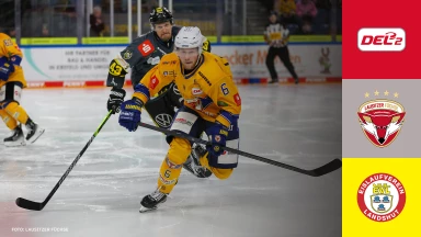 DEL2: Lausitzer Füchse vs. EV Landshut