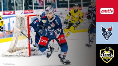 DEL2: Blue Devils Weiden vs. Krefeld Pinguine
