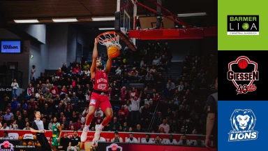 ProA: GIESSEN 46ers vs. PS Karlsruhe Lions