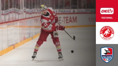 DEL2 Testspiel: EC Bad Nauheim vs. Heilbronner Falken