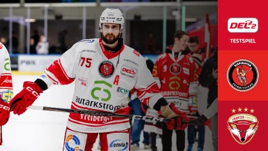 DEL2 Testspiel: Eispiraten Crimmitschau vs. Lausitzer Füchse