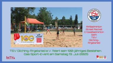 Sport, Spaß & Street Racket – TSV Gilching-Argelsried feiert 100 Jahre!